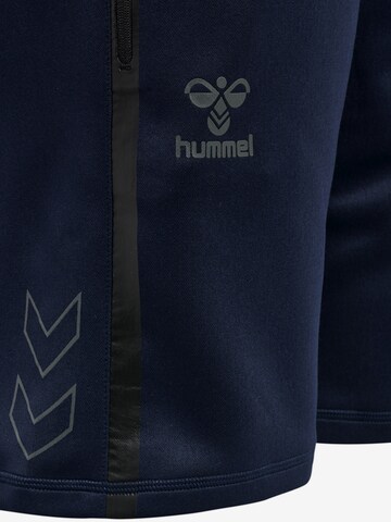 Hummel Regular Workout Pants 'Cima' in Blue