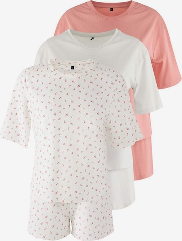 rožinė Trendyol Pižama su šortais: priekis