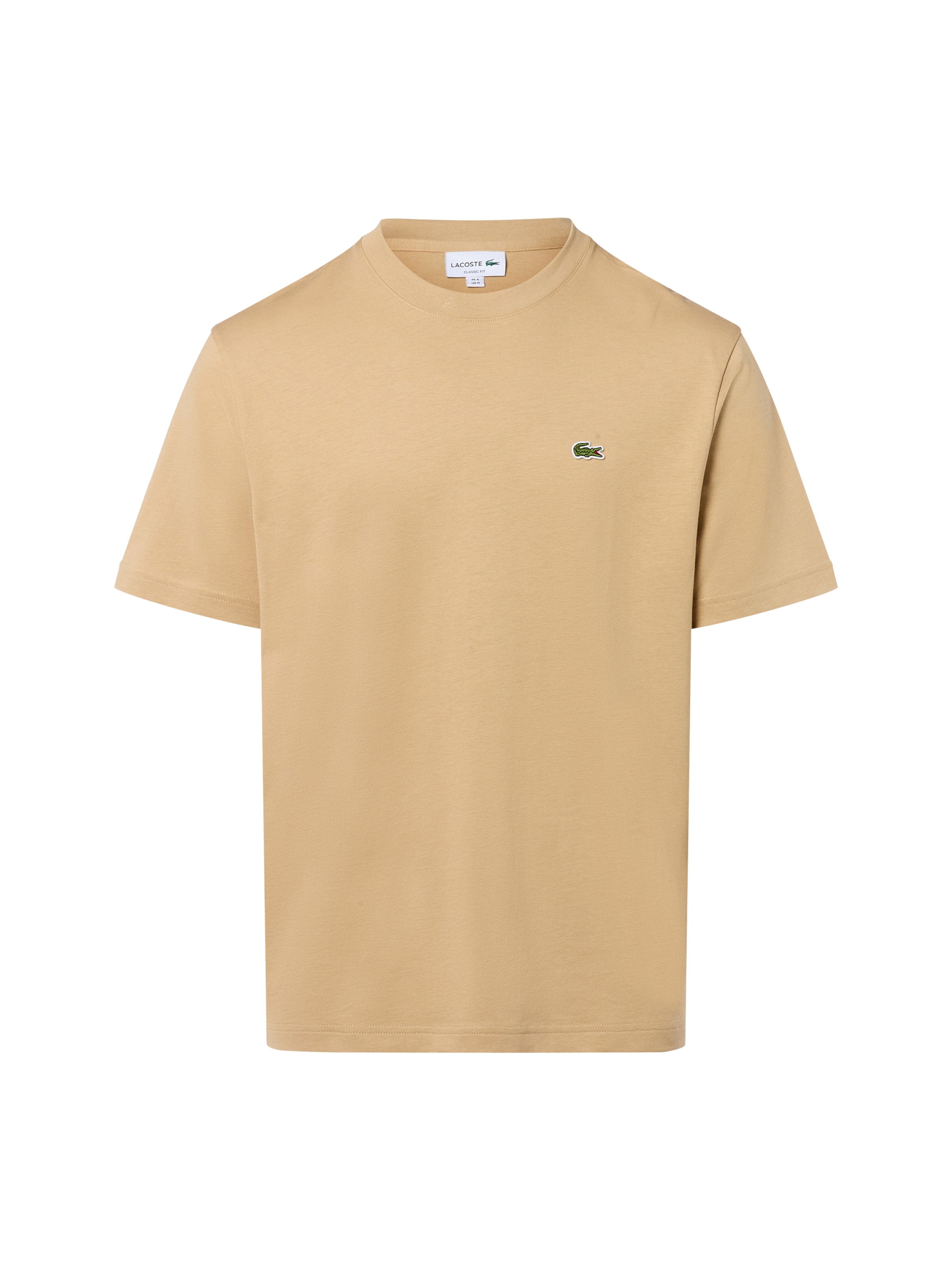 Maglietta di LACOSTE in beige: frontale