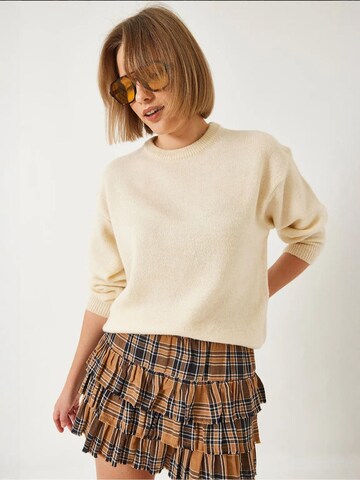 Bianco Lucci Sweater in Beige