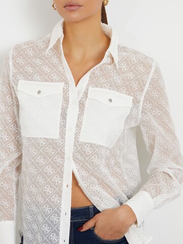 GUESS - Blusa en blanco