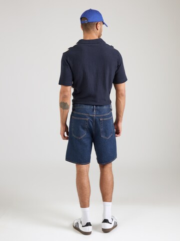 Abercrombie & Fitch Voľný strih Džínsy - Modrá