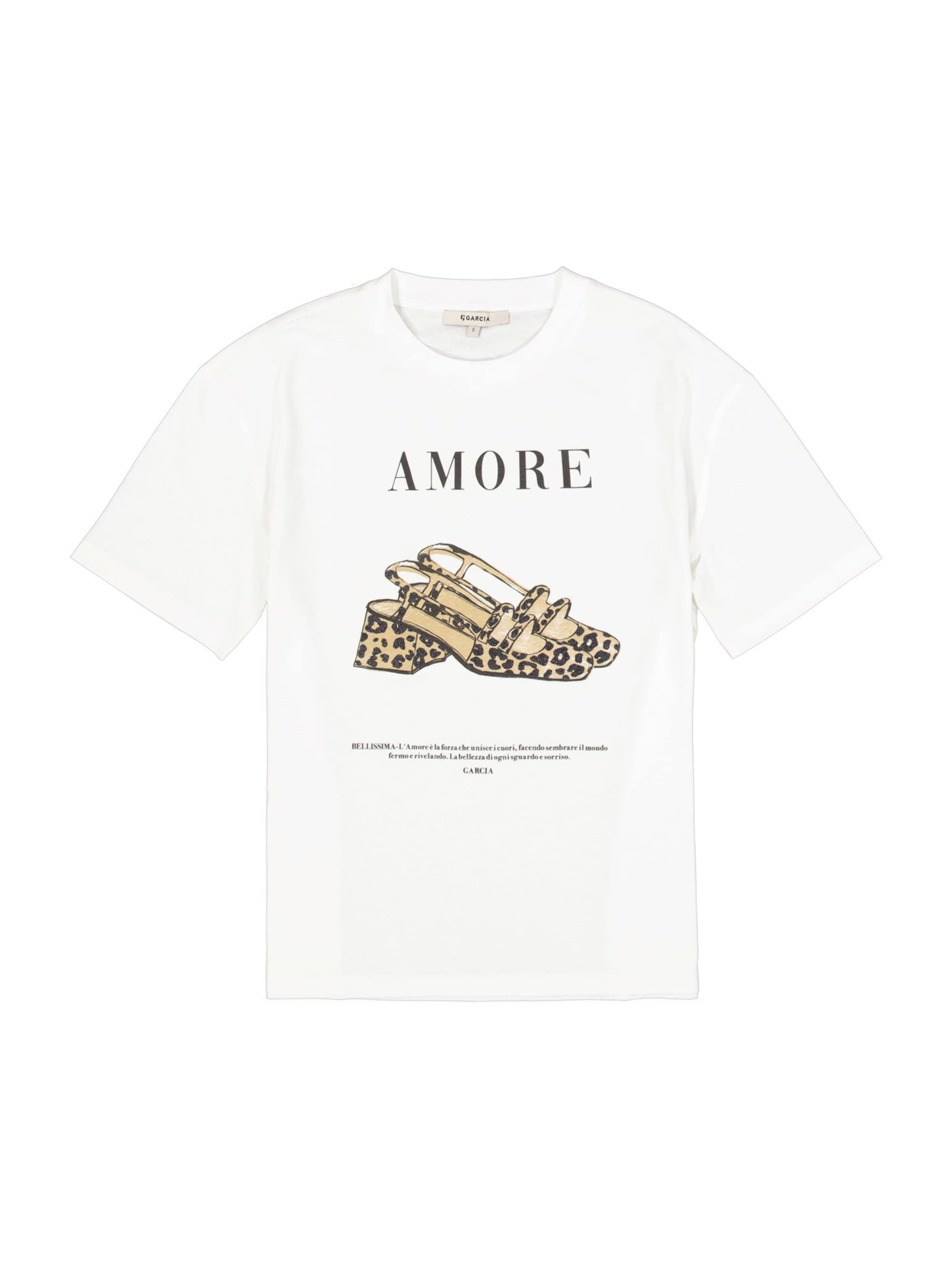 Tricou de la GARCIA pe alb: față