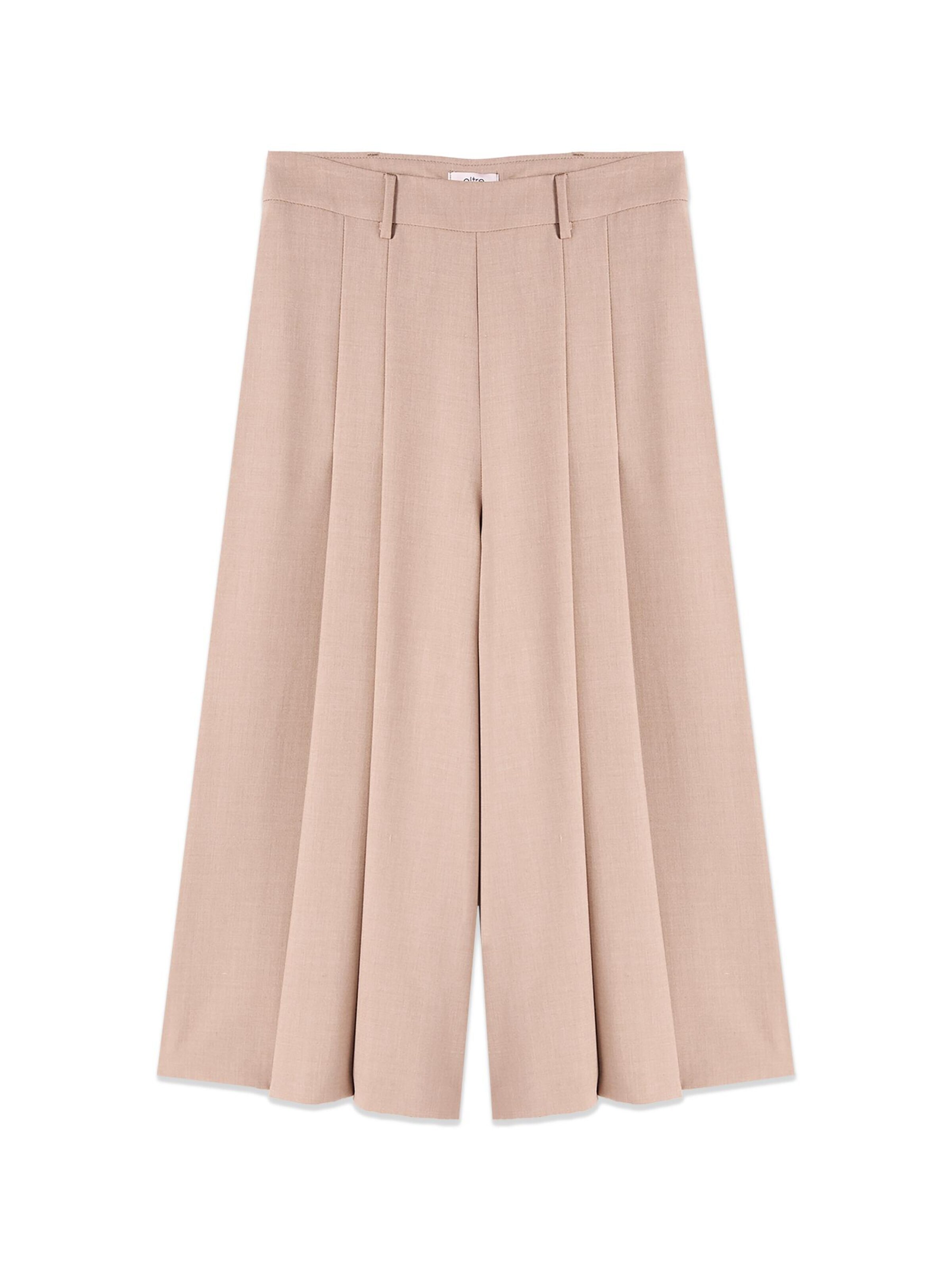 Baggy Pantalon oltre en beige : devant