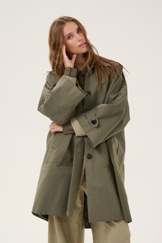 Cappotto di mezza stagione 'LyonMW' di My Essential Wardrobe in verde: frontale