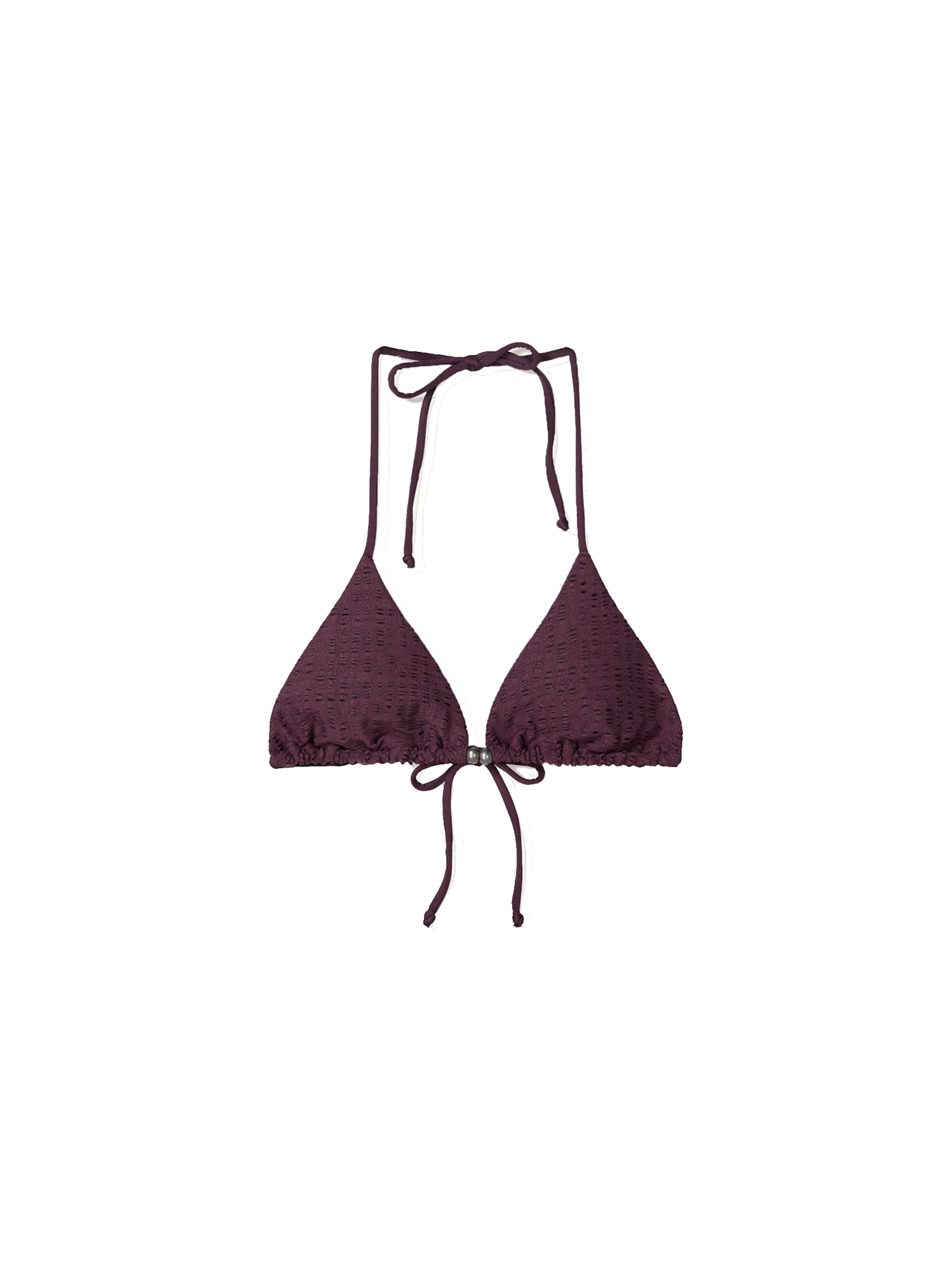 Bershka Triangel Bikinioverdel i lilla: forside