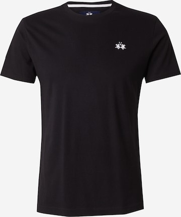 La Martina - Camisa em preto: frente