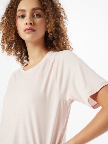 T-shirt fonctionnel 'TriBlend' PUMA en rose