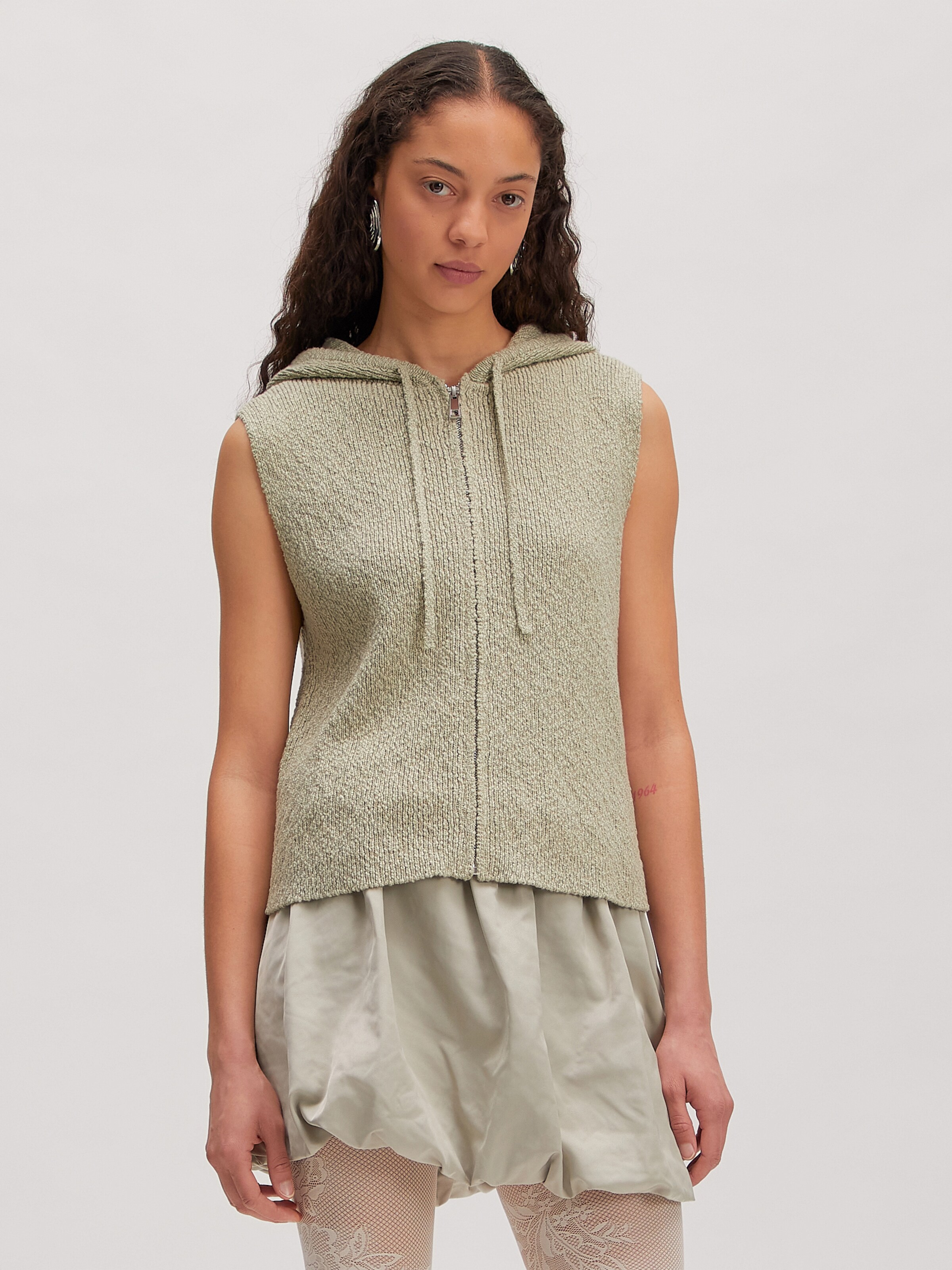 Gebreide bodywarmer 'Velma'