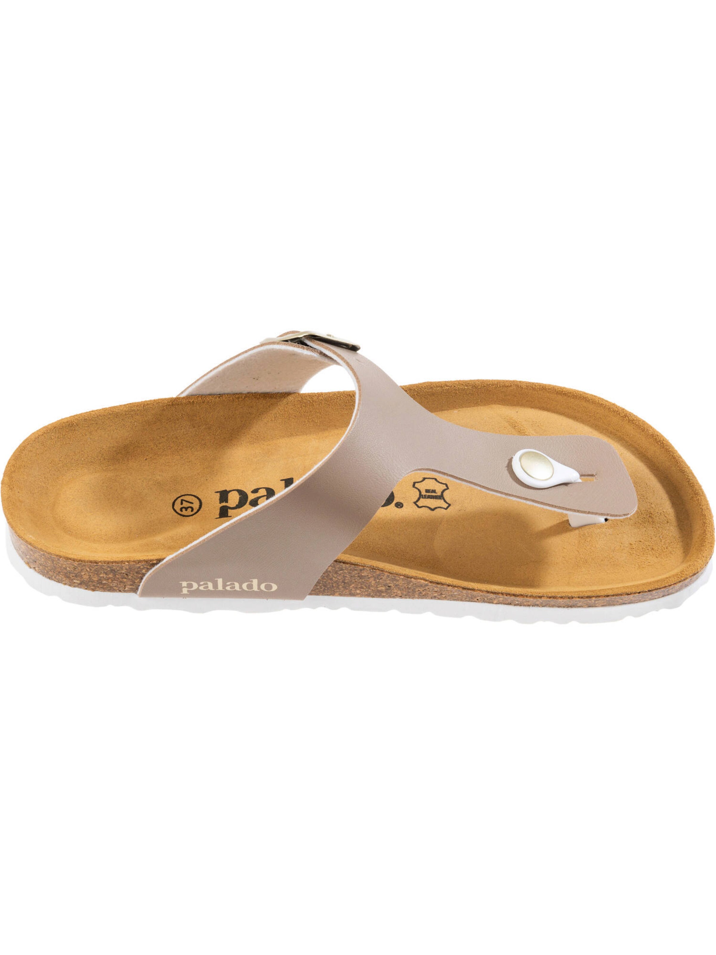 Palado T-bar sandals 'Kos' in Beige