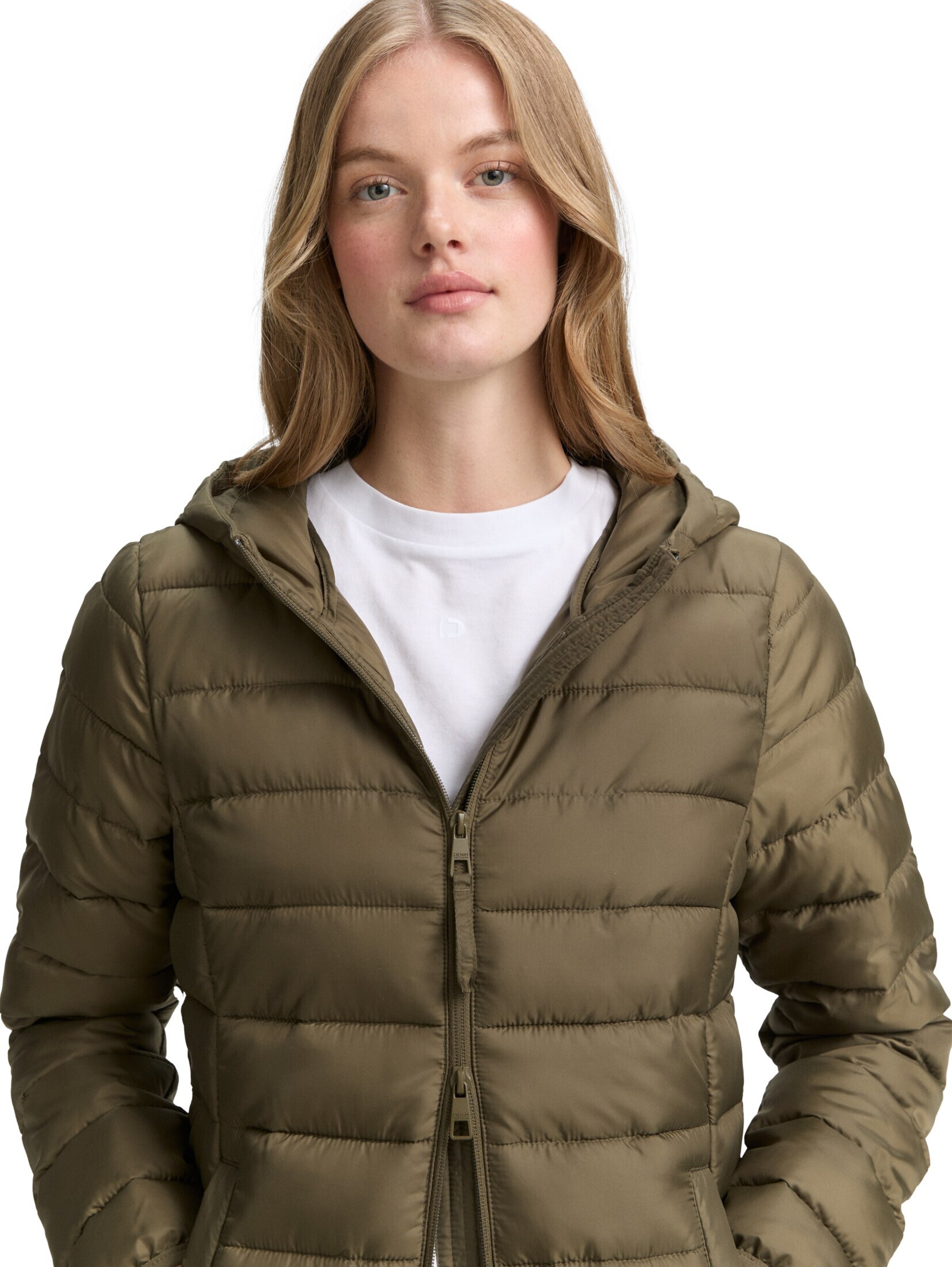 TOM TAILOR DENIM Winter jacket in Green