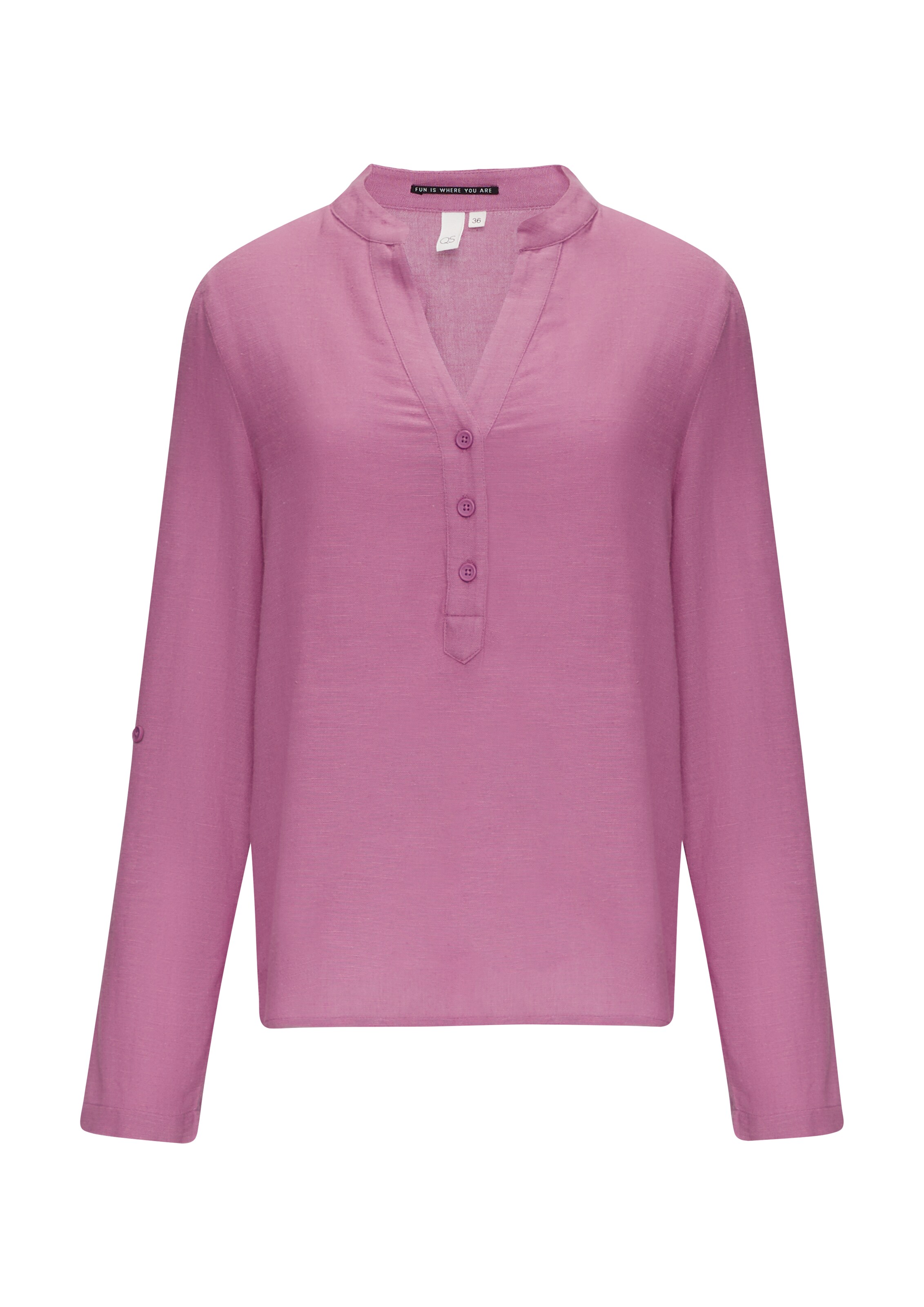 QS Bluse in Pink: Vorderseite