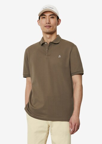 Marc O'Polo Shirt in Bruin: voorkant