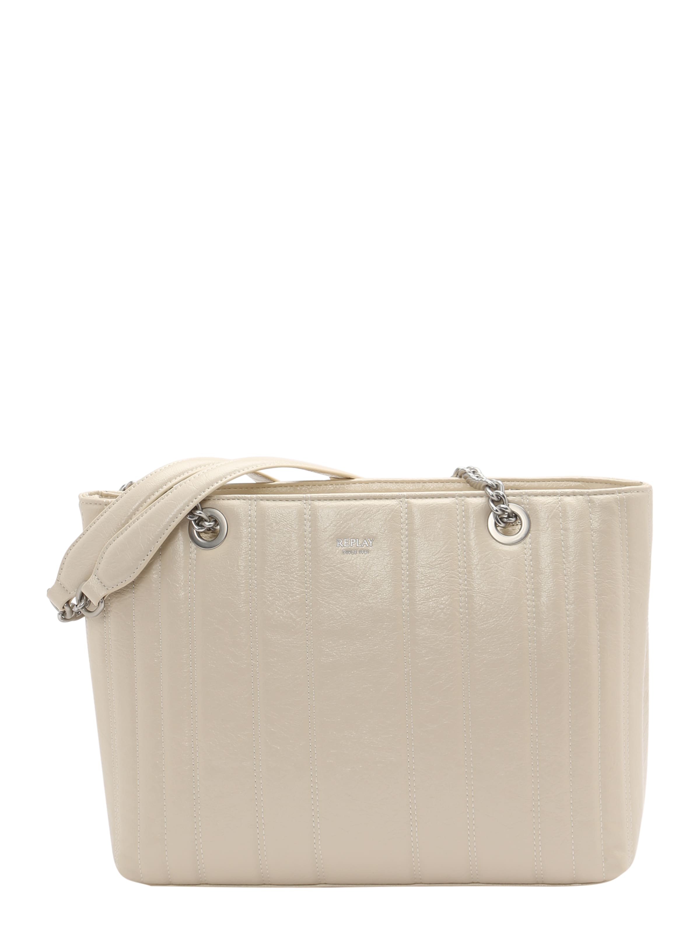 Borsa a spalla di REPLAY in beige: frontale