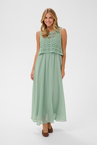 Robe 'Floria' Cream en vert : devant