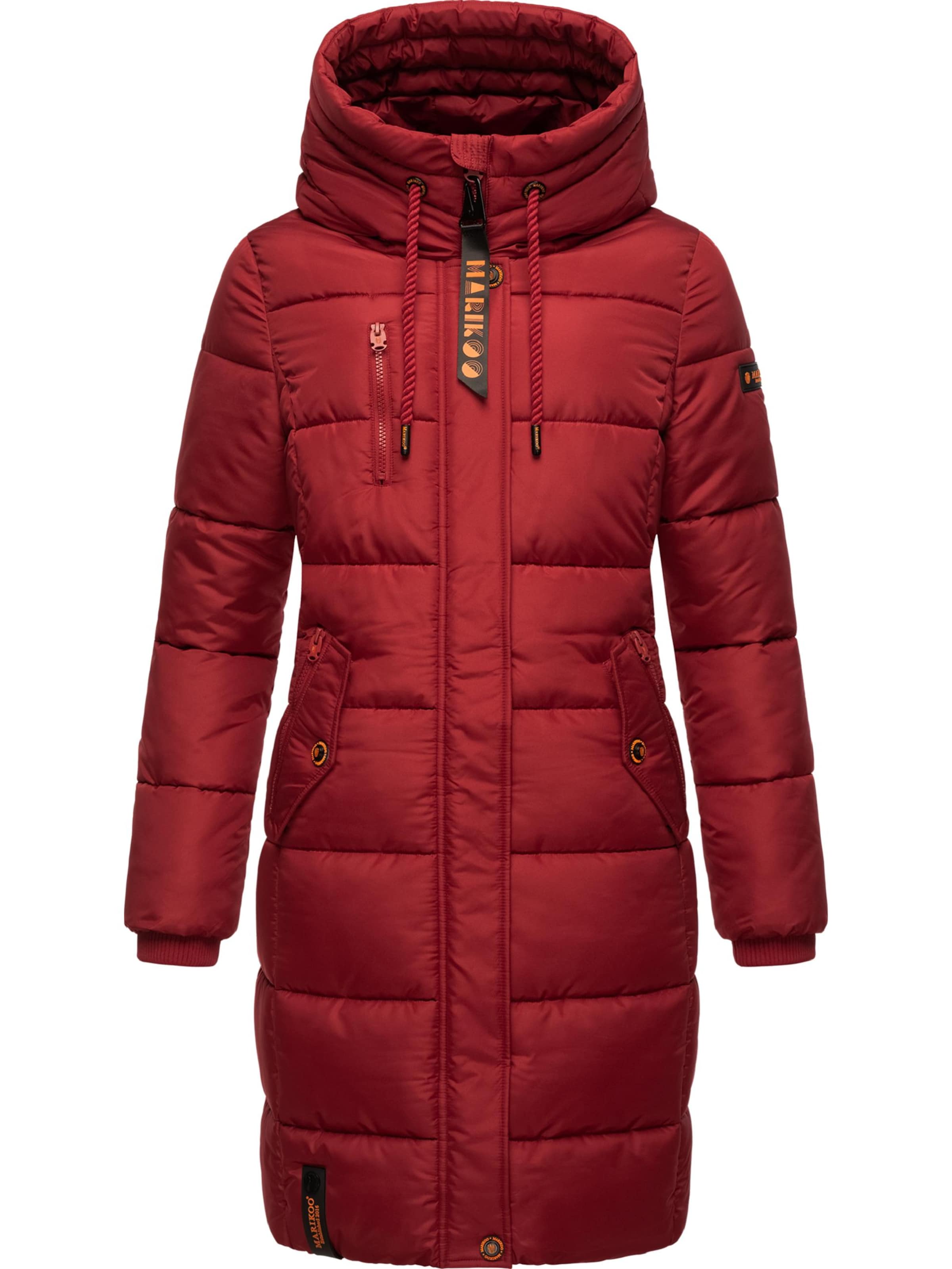 MARIKOO Winter coat &#x27;Yuikoo&#x27; in Red: front