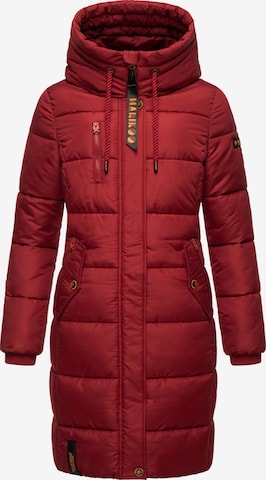 MARIKOO Winter coat 'Yuikoo' in Red: front