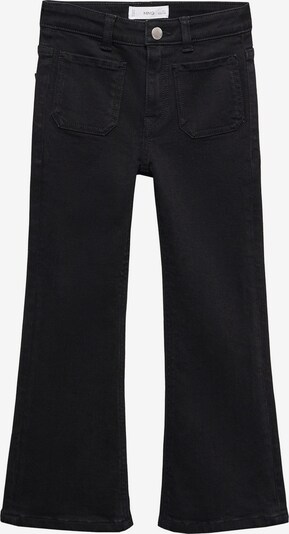 Jeans MANGO KIDS pe negru denim, Vizualizare produs