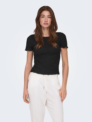 ONLY Футболка 'ONLILSE' в Черный: спереди