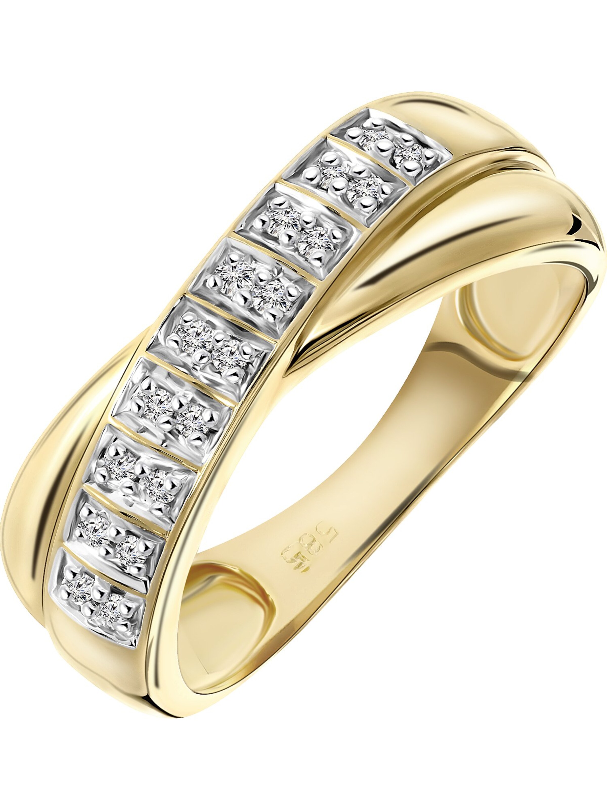 Lucardi Ring in Gold