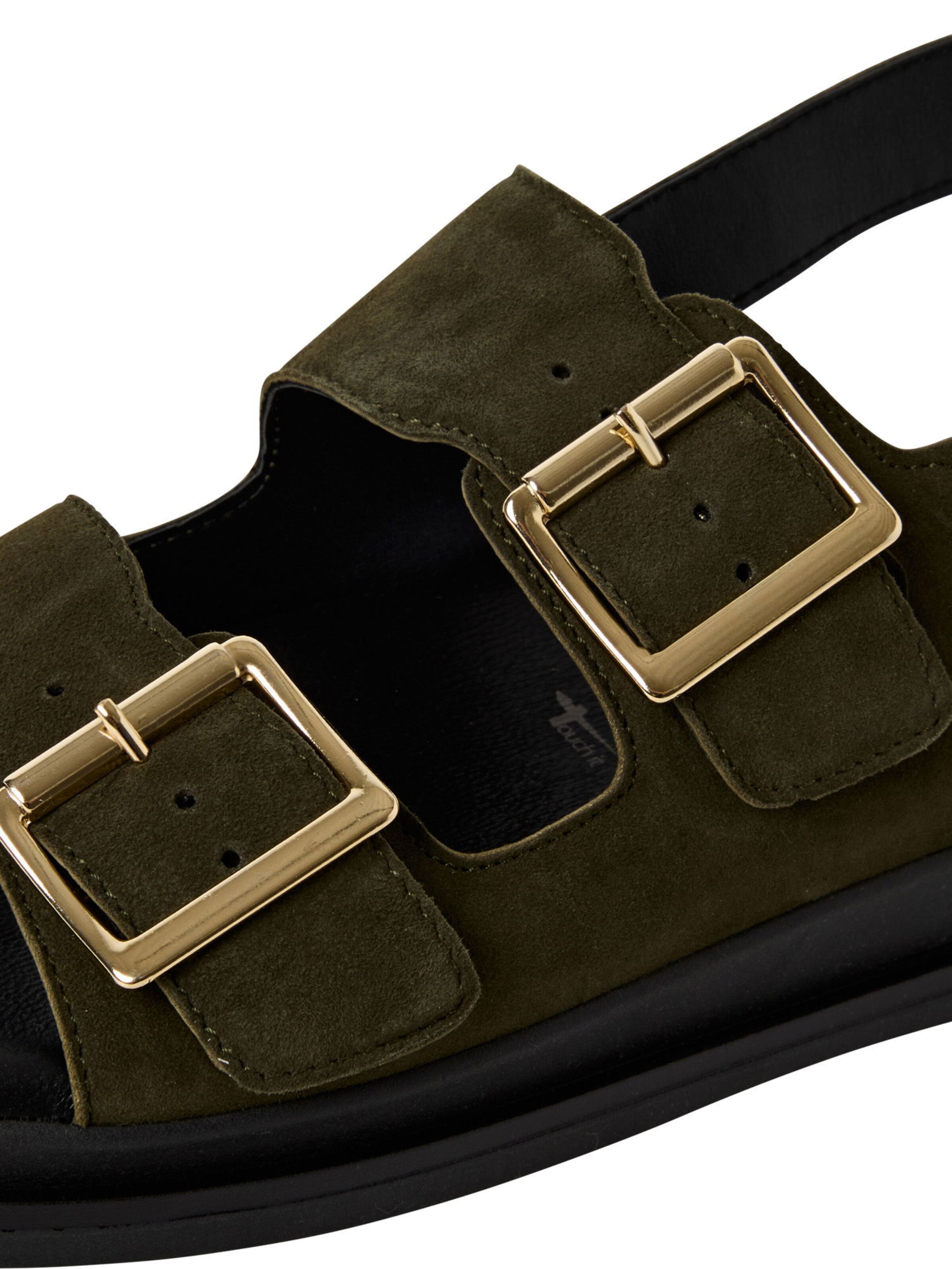 Sandales Tamaris en vert