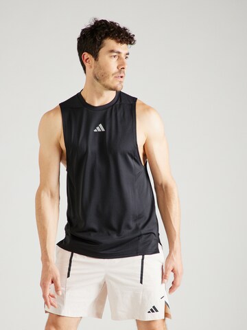 ADIDAS PERFORMANCE Performance shirt 'Designed for Training' in Black: front