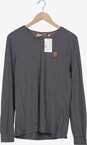 naketano Langarmshirt L in Grau: Vorderseite