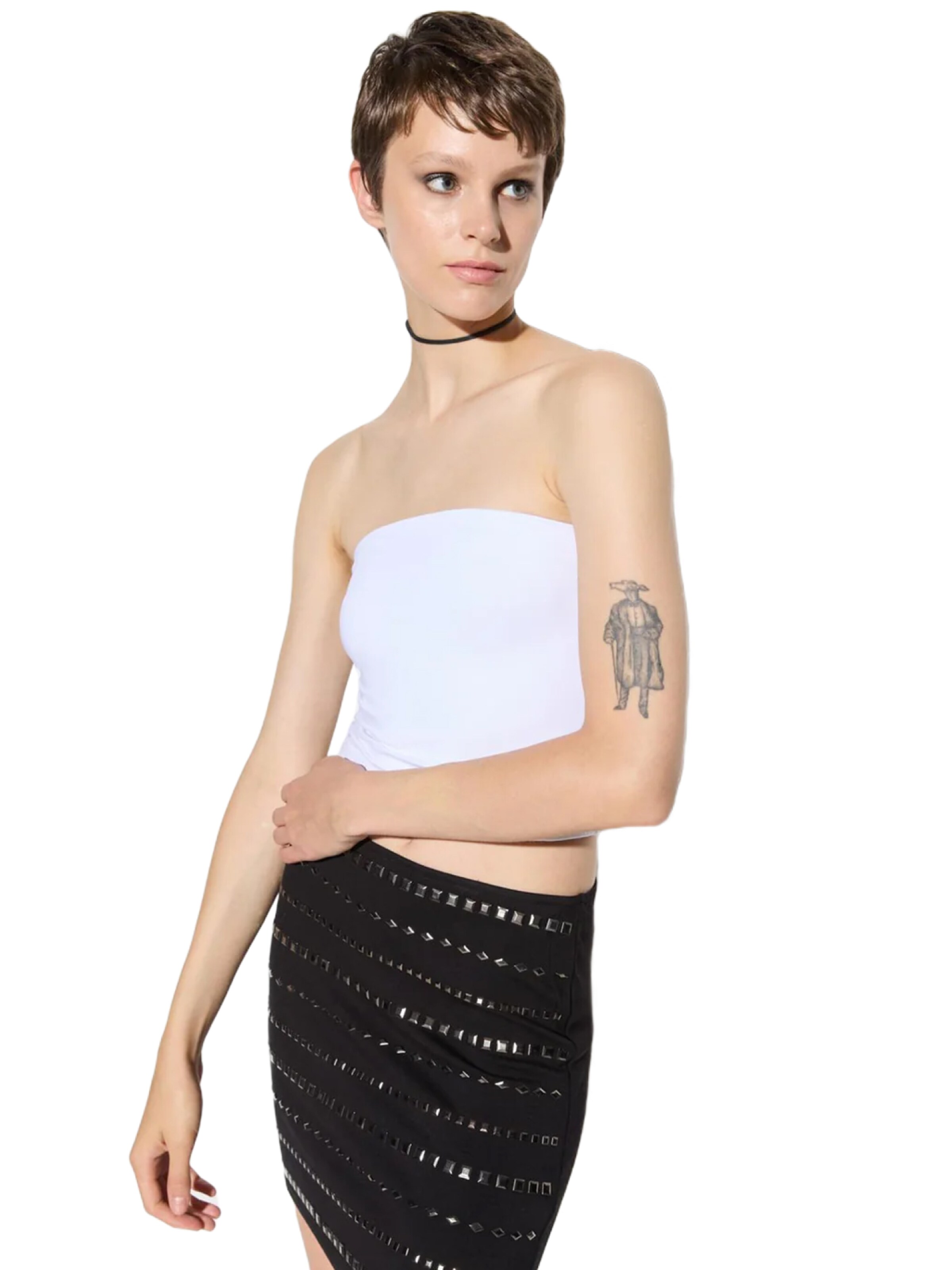 No Matter What Top 'Ernte' in Weiß: Vorderseite