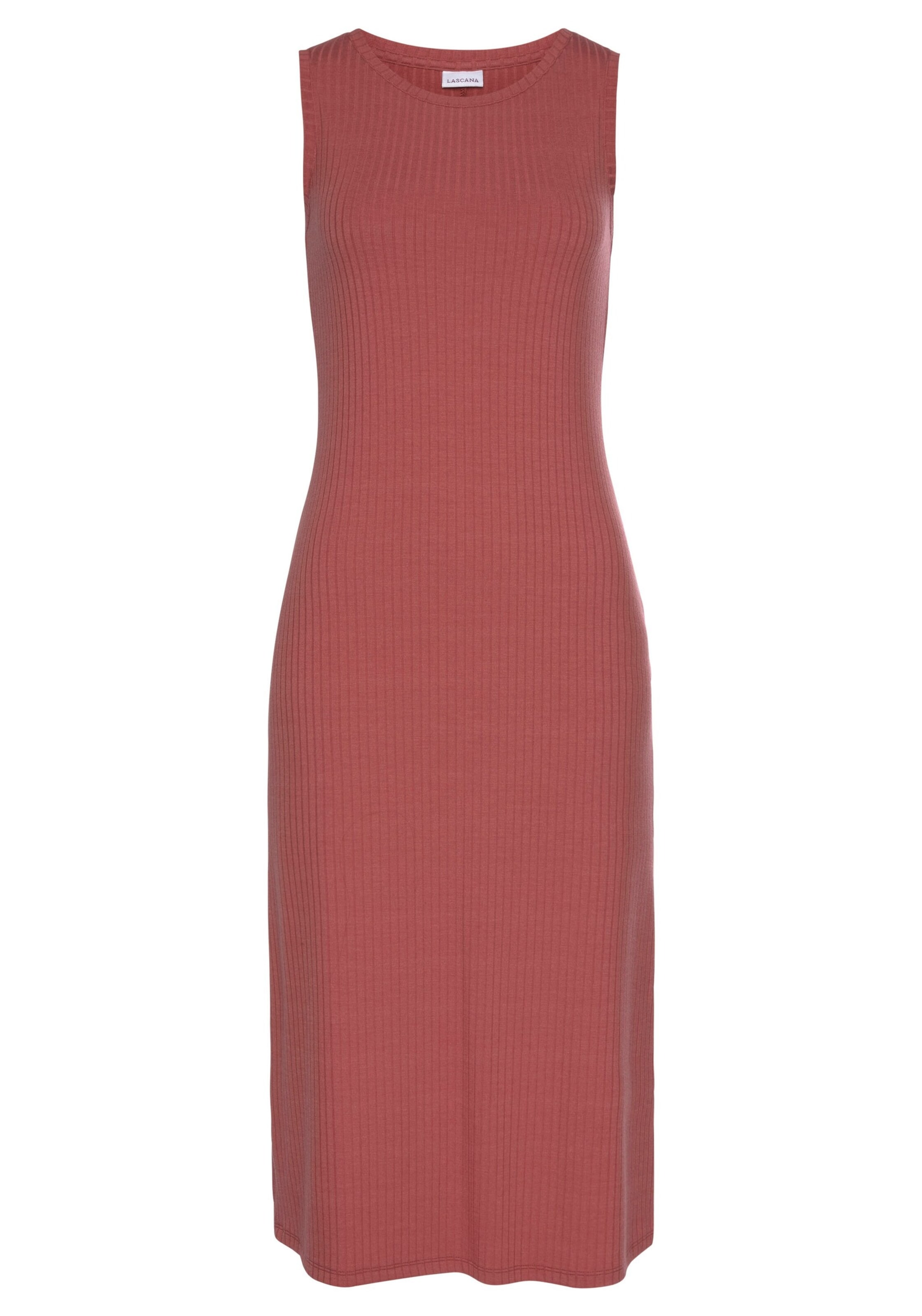 LASCANA Платье в Красный: спереди