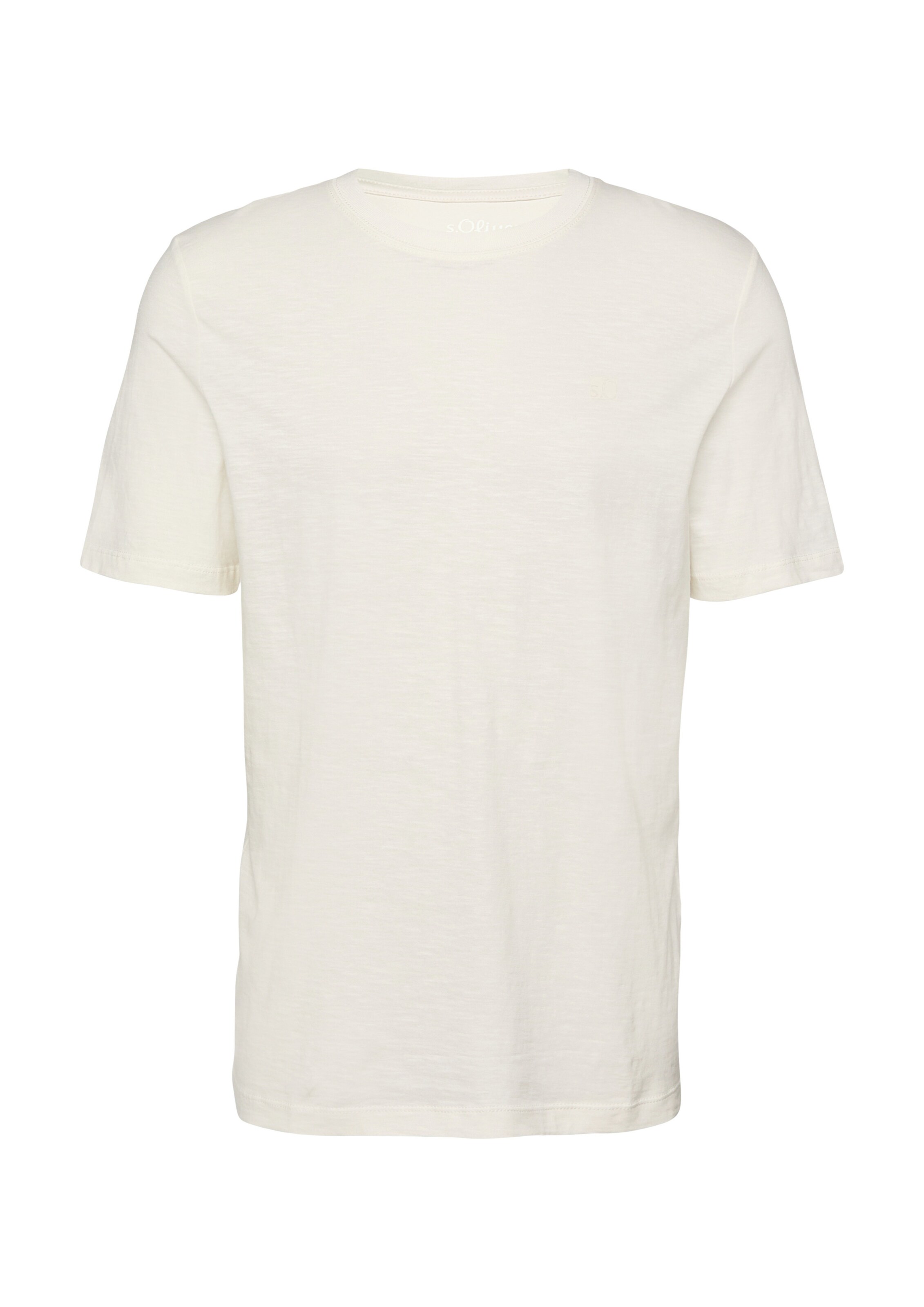 s.Oliver Shirt in Beige: voorkant