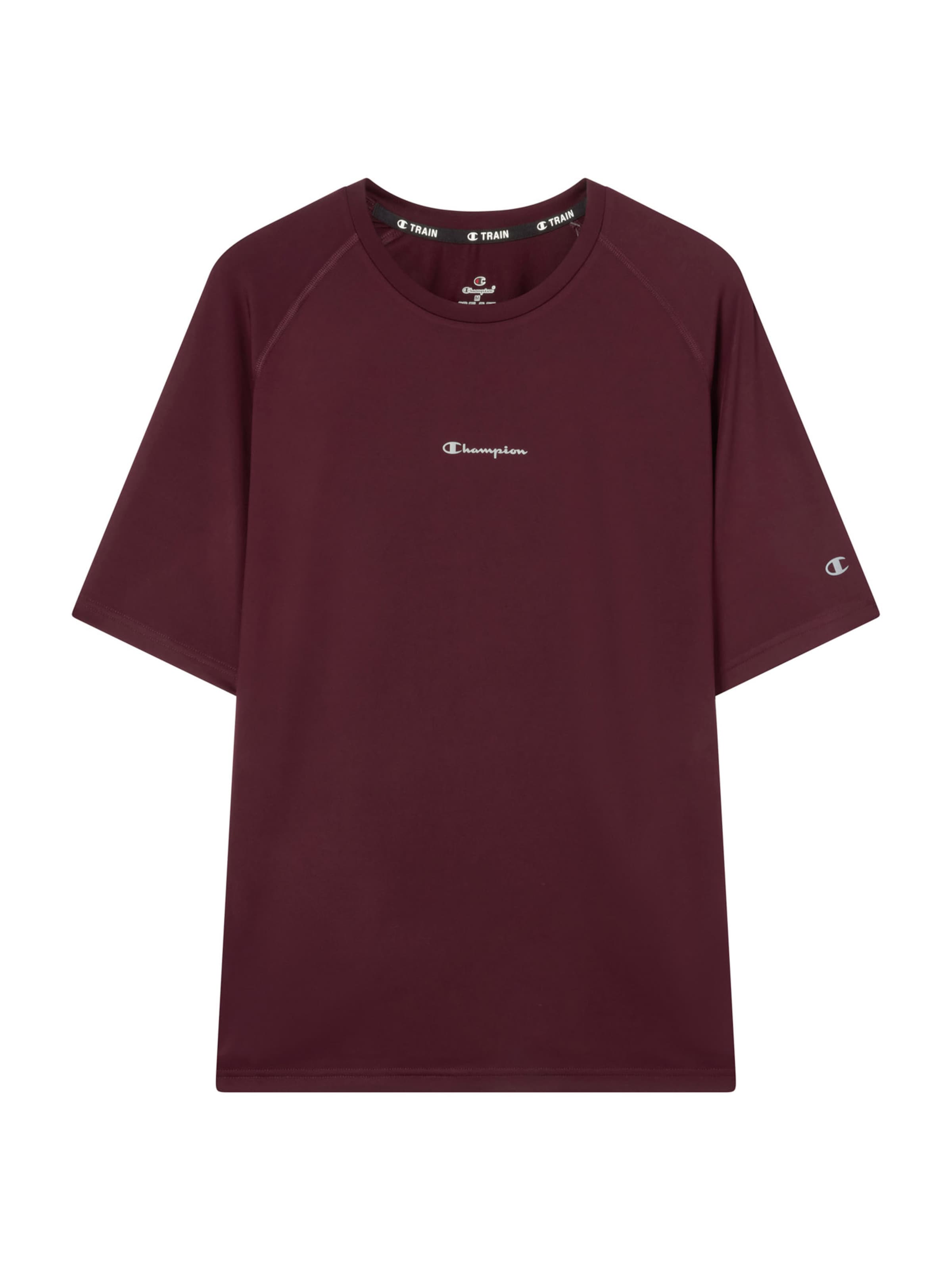 raudona Champion Authentic Athletic Apparel Sportiniai marškinėliai: priekis