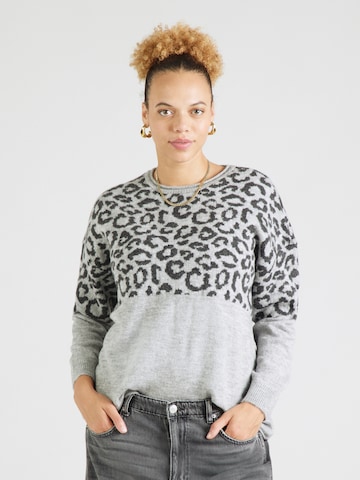 Pullover 'CARJADE' di ONLY Carmakoma in grigio: frontale