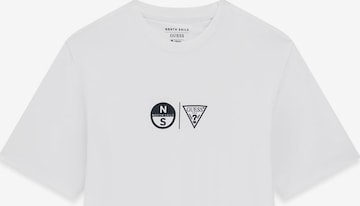 GUESS T-Shirt in Weiß: Vorderseite