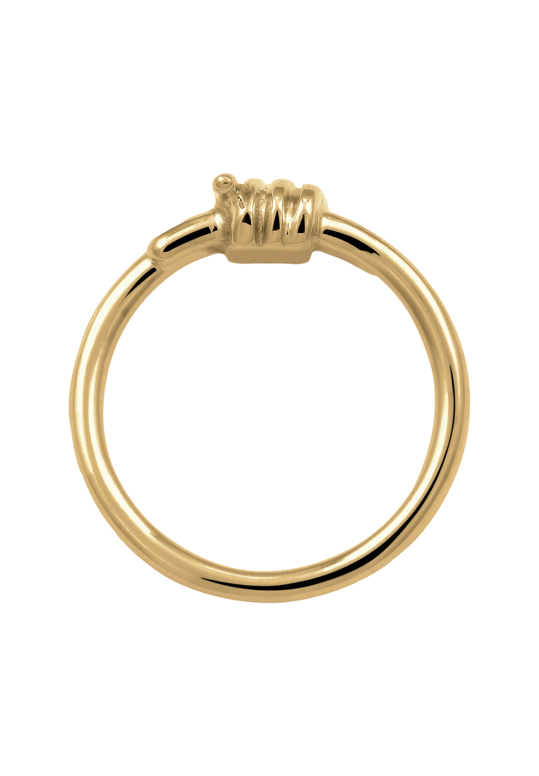 KUZZOI Ring 'Wire' in Goud
