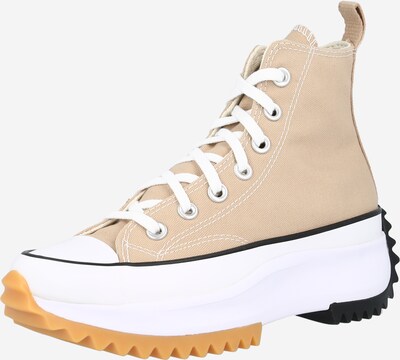 CONVERSE Baskets hautes 'RUN STAR' en beige clair, Vue avec produit