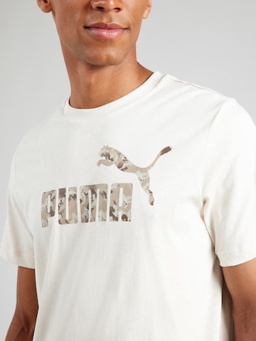 PUMA Функциональная футболка 'ESS' в Бежевый