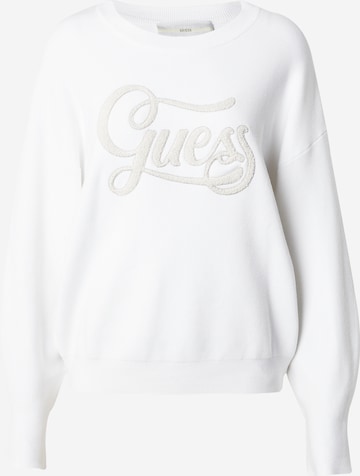 GUESS Sweater 'JOLIE' in White: front