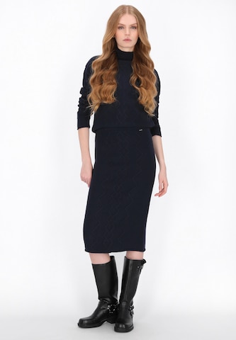 DreiMaster Vintage - Falda en azul