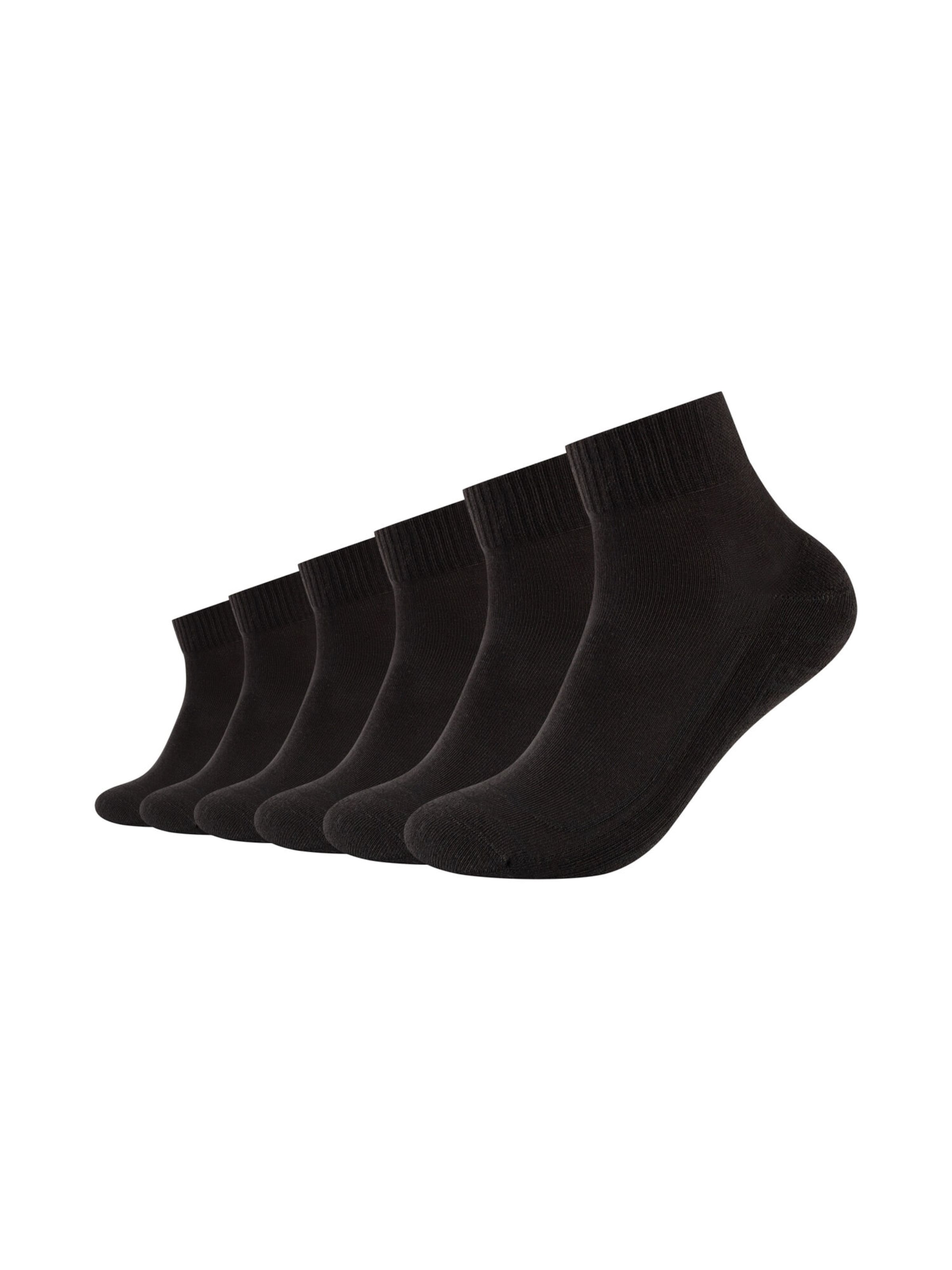 camano Socks in Black: front