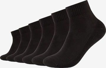 Chaussettes camano en noir : devant