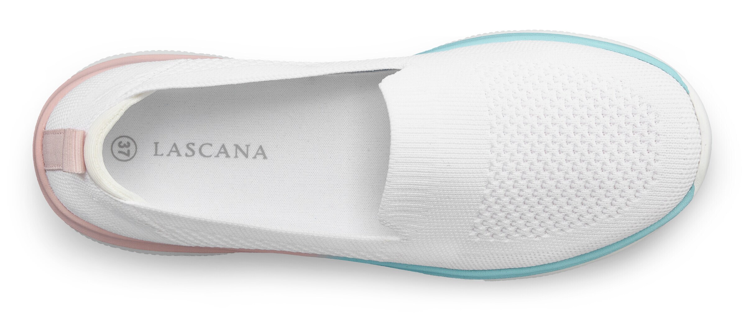 LASCANA - Zapatillas sin cordones en blanco