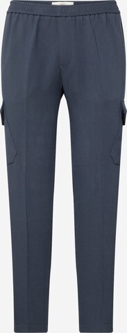 River Island Tapered Παντελόνι cargo σε μπλε: μπροστά