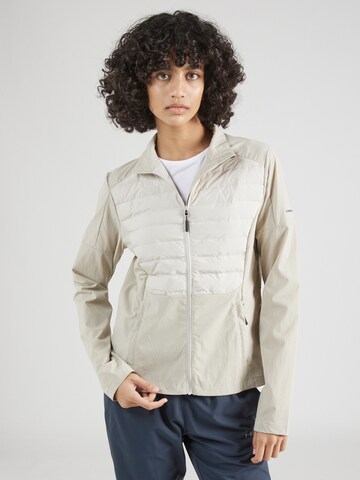 ENDURANCE Athletic Jacket 'Beistyla' in Beige: front