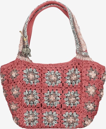 Sac bandoulière ANOKHI en rose : devant
