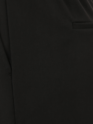 Pieces Petite - Pierna ancha Pantalón de pinzas 'CAMIL' en negro