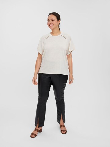 Vero Moda Curve T-Shirt 'JUNE' in Weiß