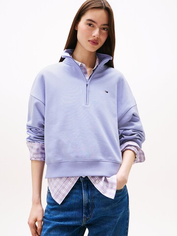 Tommy Jeans Sweatshirt in Lila: Vorderseite