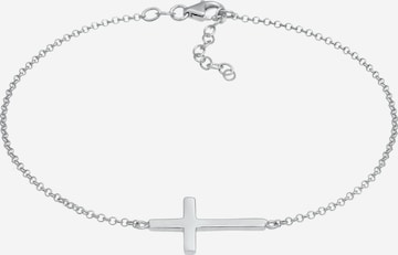 ELLI Fußschmuck Kreuz in Silber: predná strana