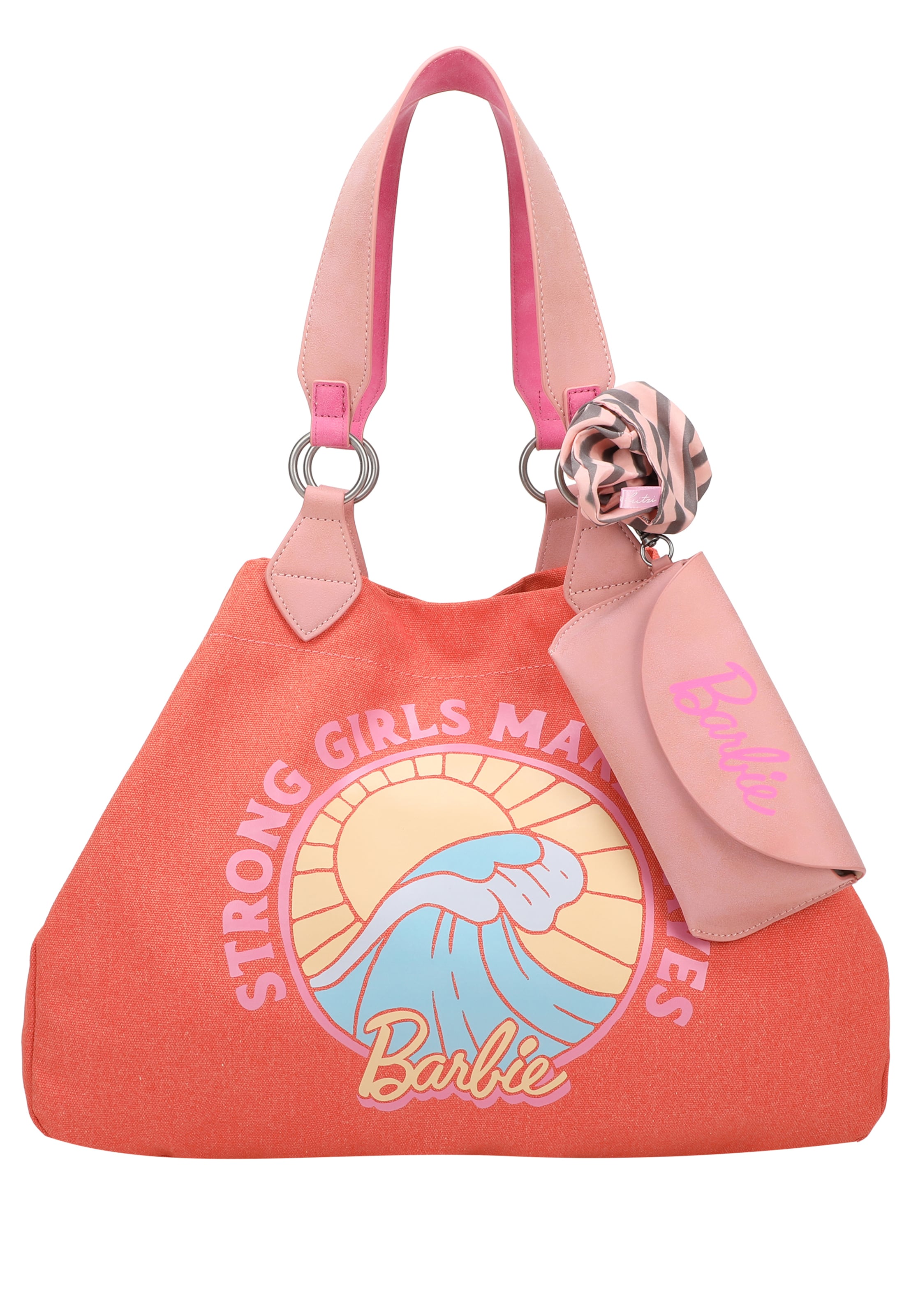 Fritzi aus Preußen Shopper 'Izzy Medium Big Wave Limited Barbie' in Orange: front