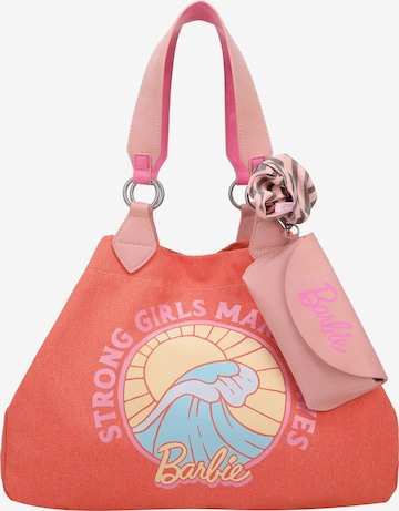 Fritzi aus Preußen Shopper 'Izzy Medium Big Wave Limited Barbie' in Orange: Vorderseite